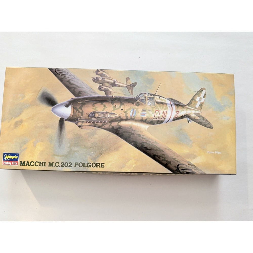 Hasegawa 1:72 Macchi M.C.202 Folgore Italian Fighter Model Kit AP2 Open Box